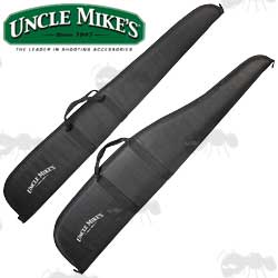 All Black Uncle Mike's Canvas Long Gun Bags for Scoped Rifles or Shotguns