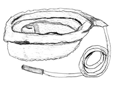 Drawing of a Gun Barrel Boresnake