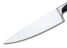 Flat Ground Straight Wedge Knife Blade Grind
