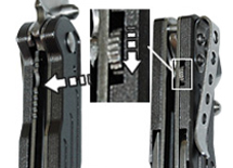 Double Check Lock Mechanism Folding Blade Knife