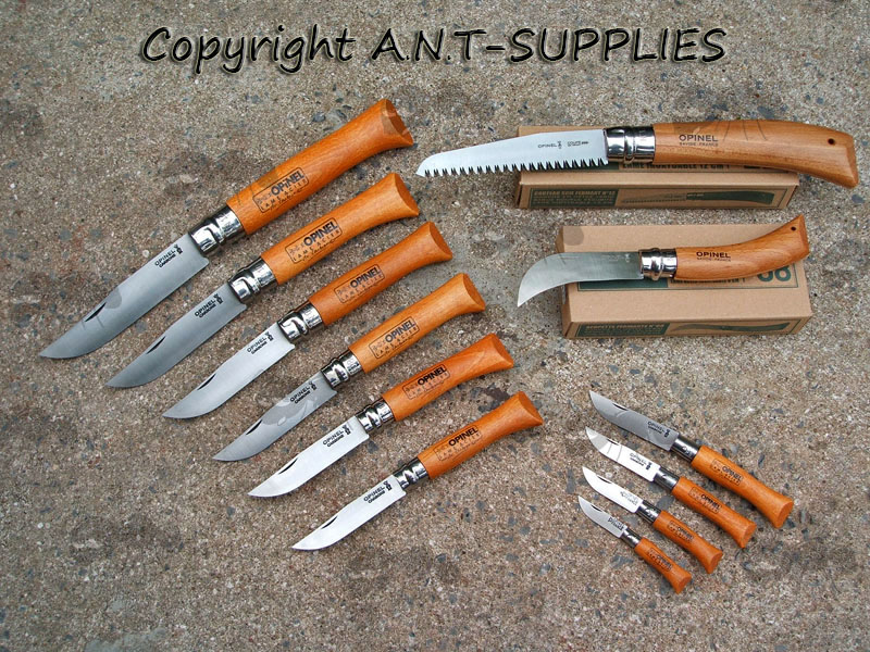 Range of Standard Opinel Knives / Tools