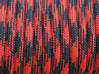 Red and Black Patterned Colour Paracord
