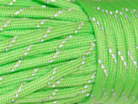 Reflective Thread Fluro Green Colour Paracord