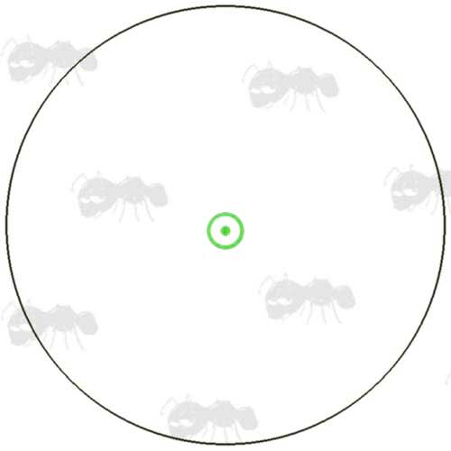 Green Dot in Circle Sight
