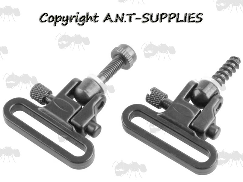 Set of Heavy-Duty Quick-Release Synthetic Gun Stock Studs and Swivels for Slings