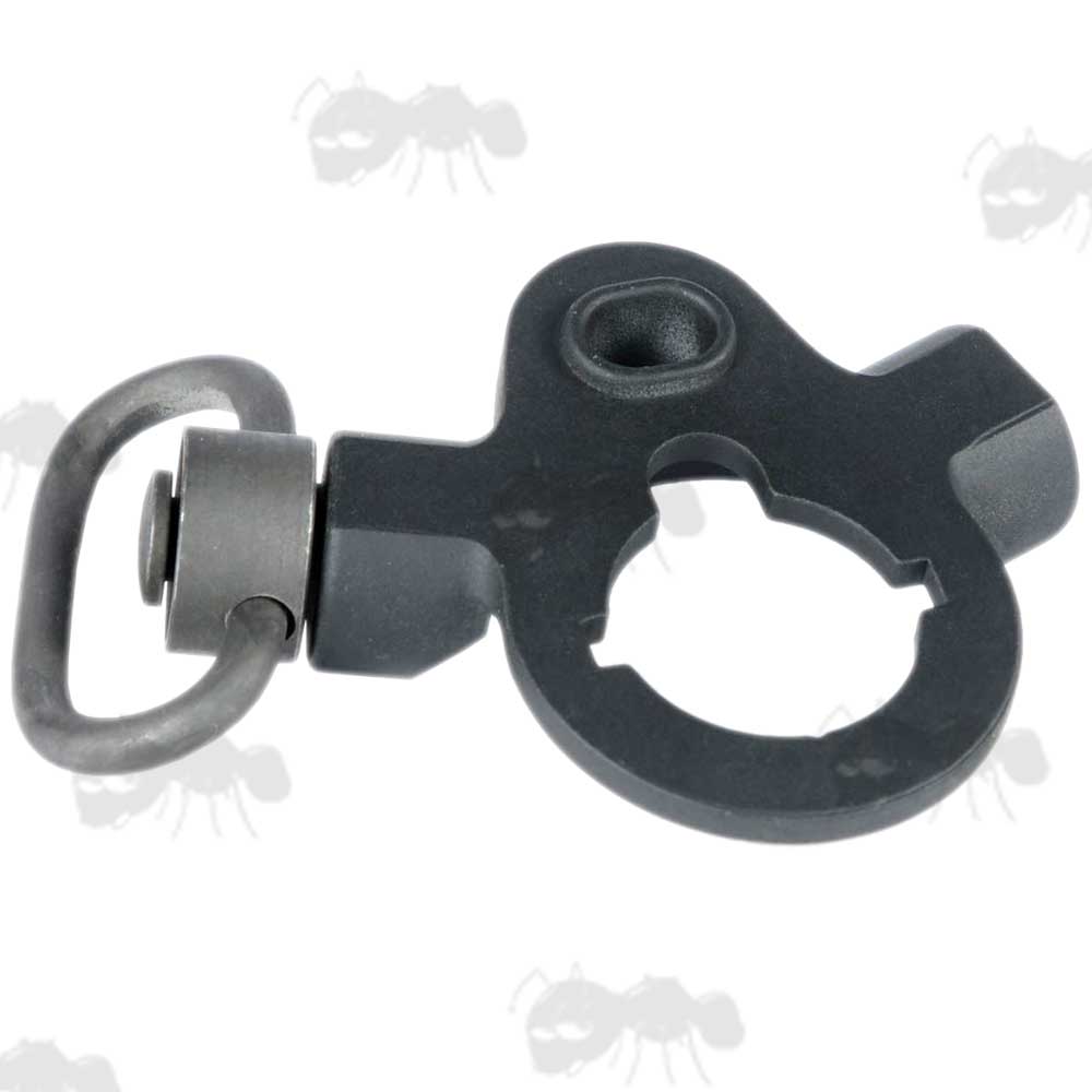 Airsoft AEG Dual Socket Receiver Sling Plate with QD Swivel