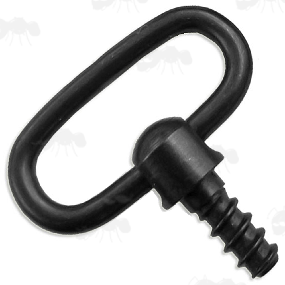 Non-Detachable 25mm Sling Swivel with Short Wood Screw Threads