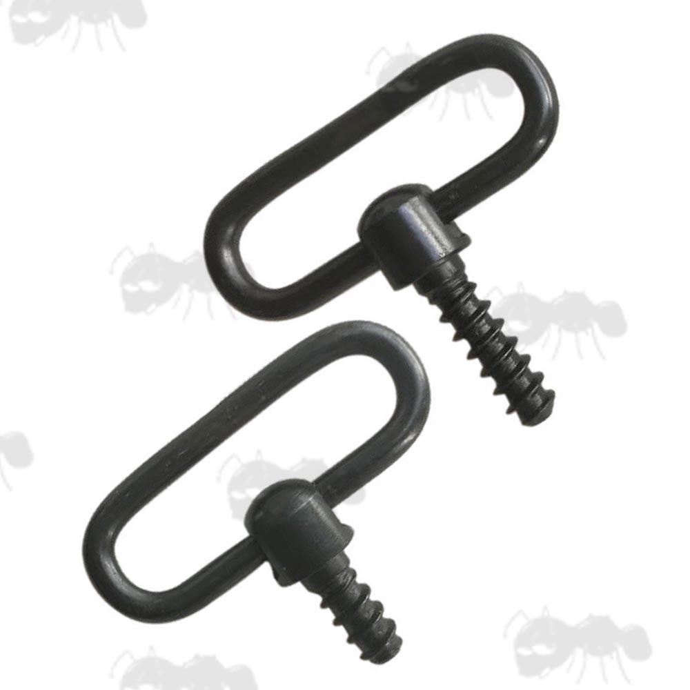Non-Detachable 30mm Sling Swivels with Wood Screw Threads
