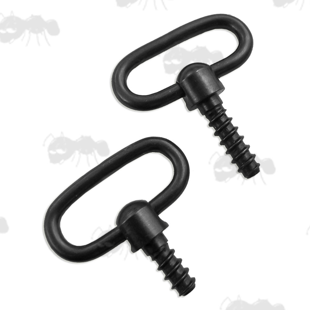 Non-Detachable 25mm Sling Swivels with Wood Screw Threads