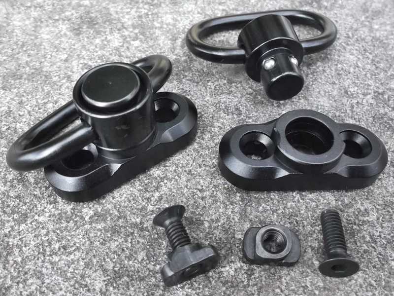 QD 10mm Socket Swivel with M-Lok Handguard Base Mount