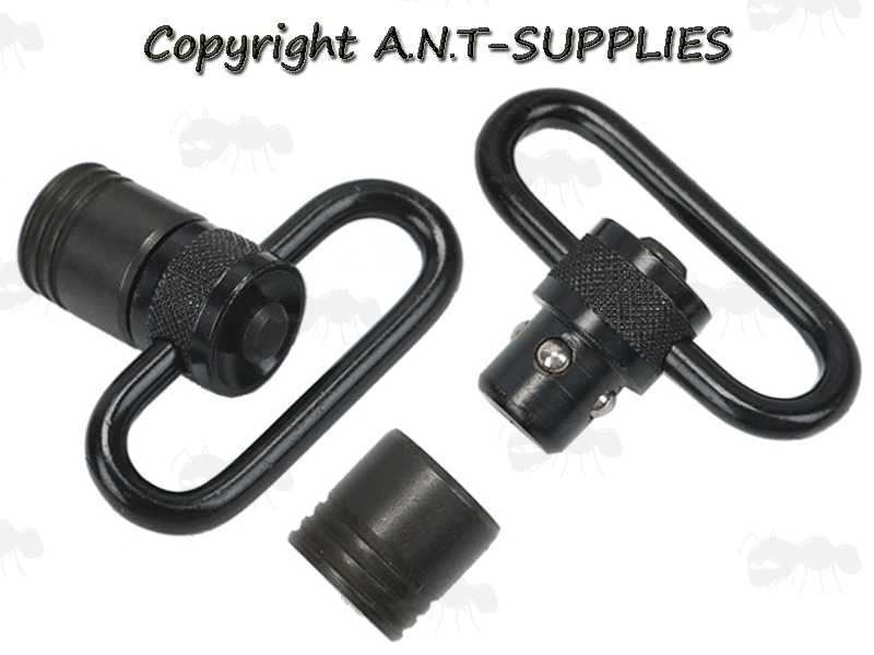 Push Button Release Socket 30mm Sling Swivels with Base Sockets