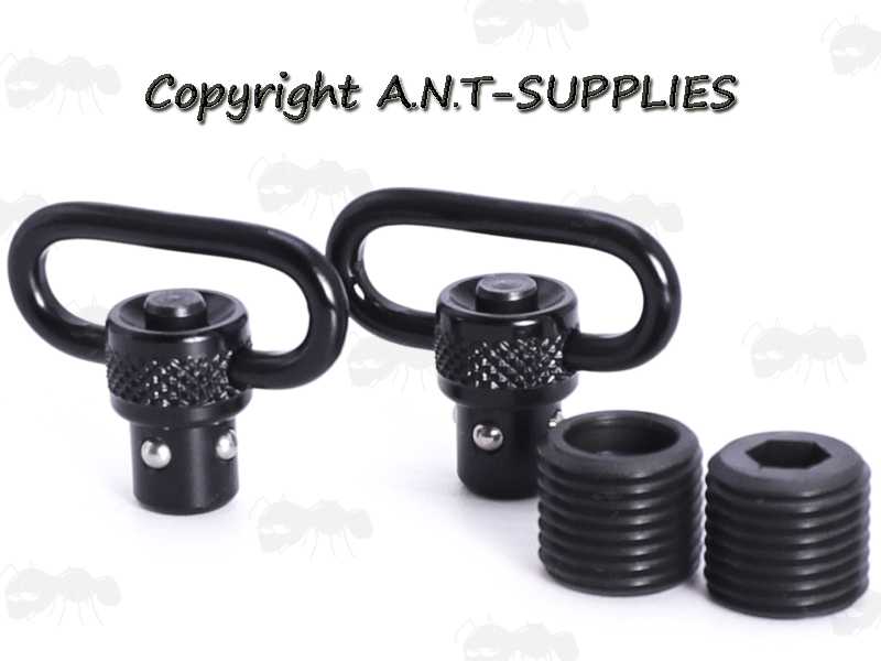 Push Button Release Socket 25mm Sling Swivels with Threaded Base Sockets