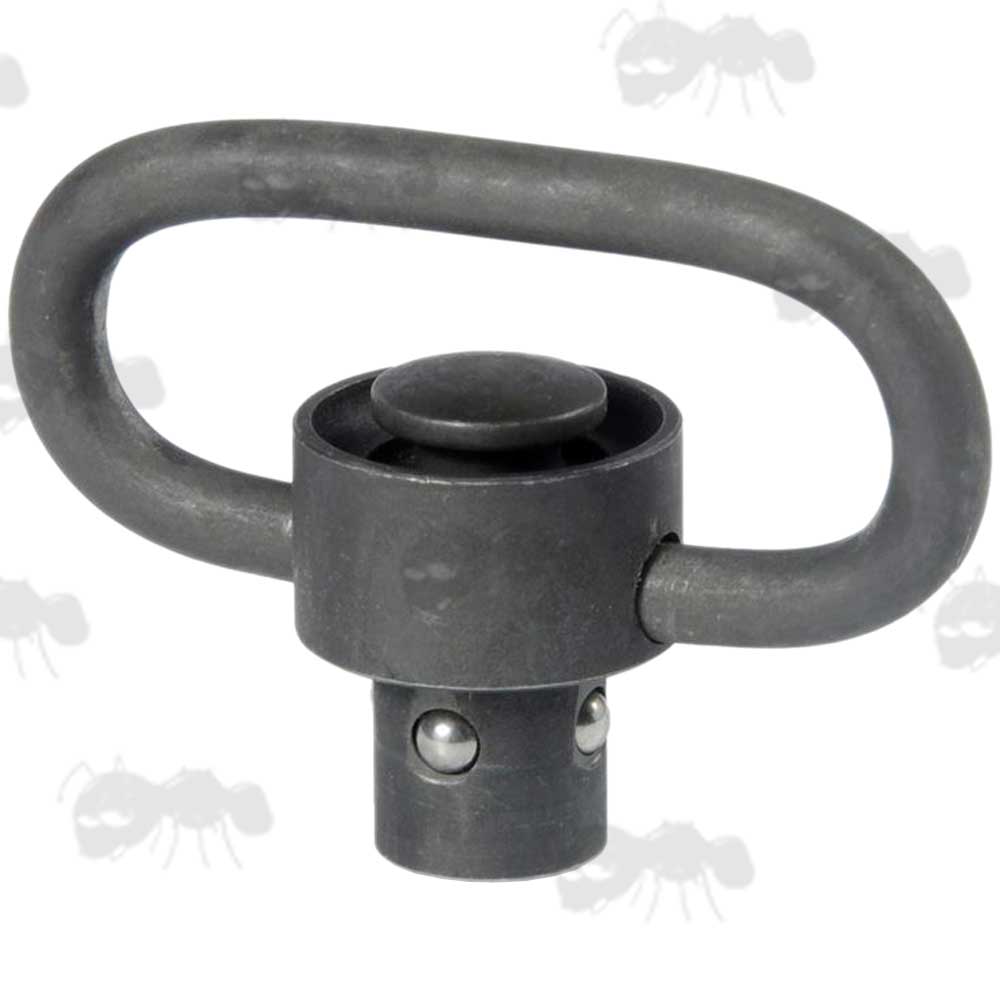 Quick-Release 10mm Socket Sling Swivel - Push Button Quick-Deploy