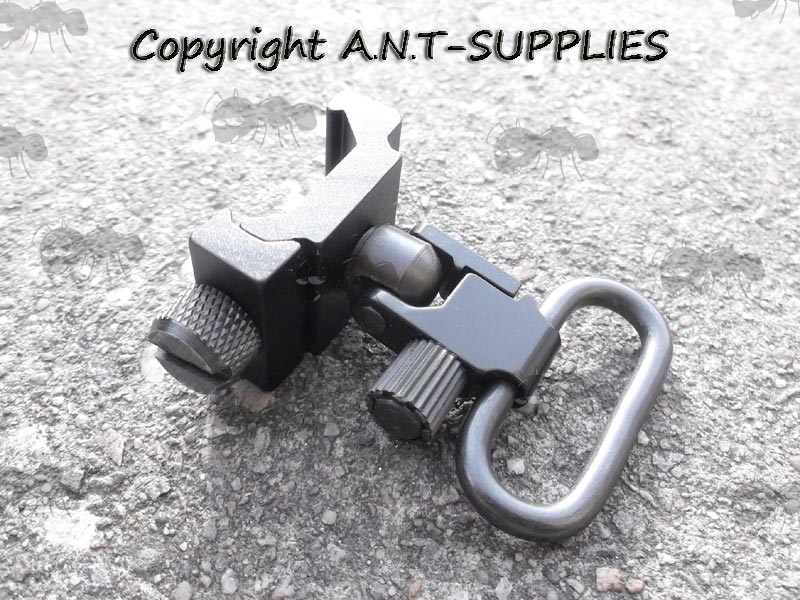 20mm Rail Fitting QD Stud Mount with Uncle Mike's Sling Swivel