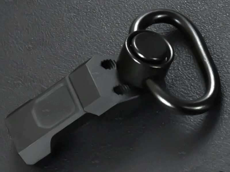 Slim Offset Side Release QD 10mm Socket with 20mm Rail Mount