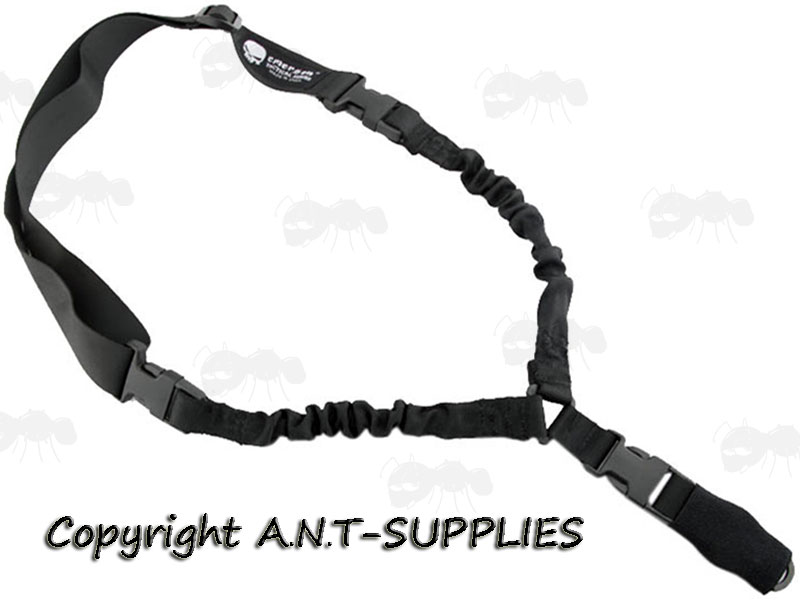 Black Emerson LQE Twin Bungee Cord Rifle Sling with MASH Clip