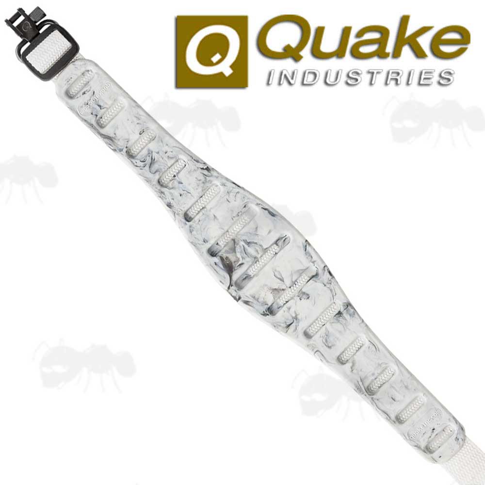 Quake Snow Camouflage Contoured Claw Rifle / Shotgun Sling with QD Swivels