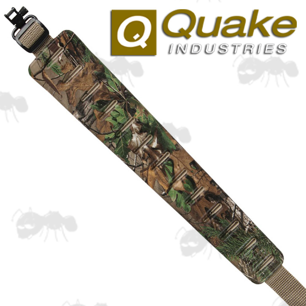 Quake RealTree Xtra Green Camouflage Claw Rifle Sling