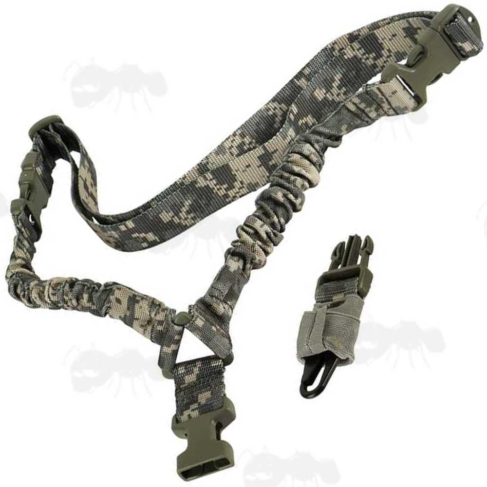 Single Point QR One Point Bungee Sling in ACU Camouflage