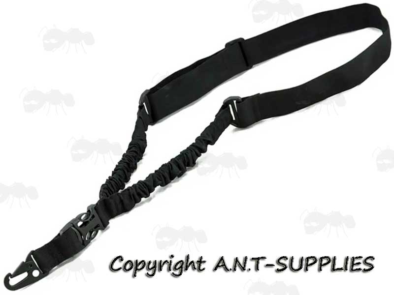 Black Single Point Bungee CBQ Quick-Release Rifle Sling