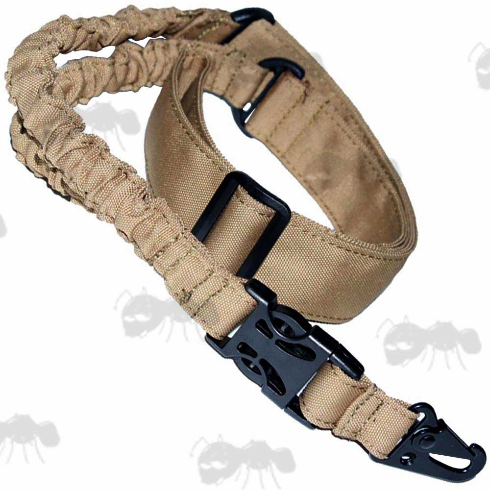 Single Point QR One Point Bungee Sling in Tan