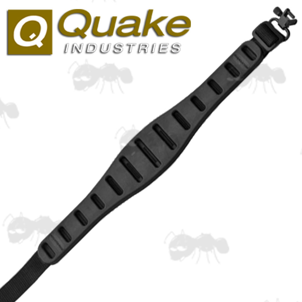 Quake Black Contoured Claw Rifle / Shotgun Sling with QD Swivels