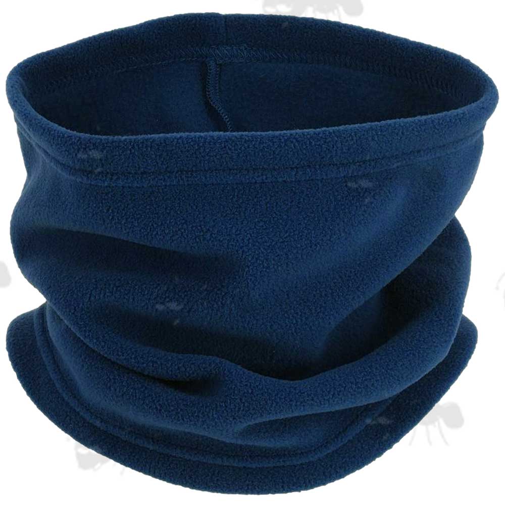 Royal Blue Fleece Neck Gaiter / Face Mask / Hat