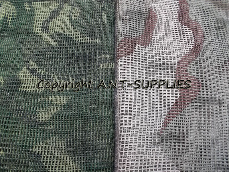 Sniper Concealment Netting Head Cover / Scarf in Woodland and Desert DPM Camouflage Pattern