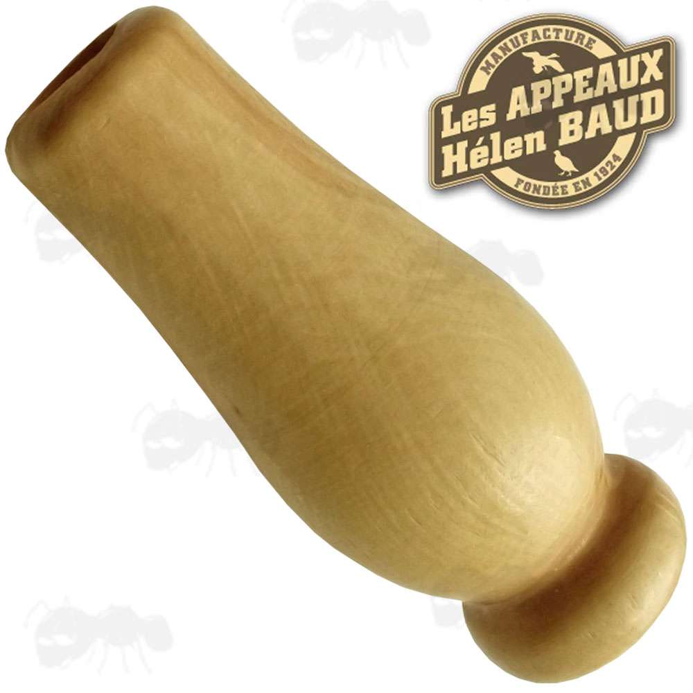 Wooden Rabbit Squealer Fox Call with Brass Mouthpiece