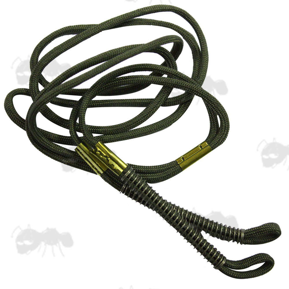 Twin Loop Spring Loaded Green Lanyards by Illinois River Valley Calls