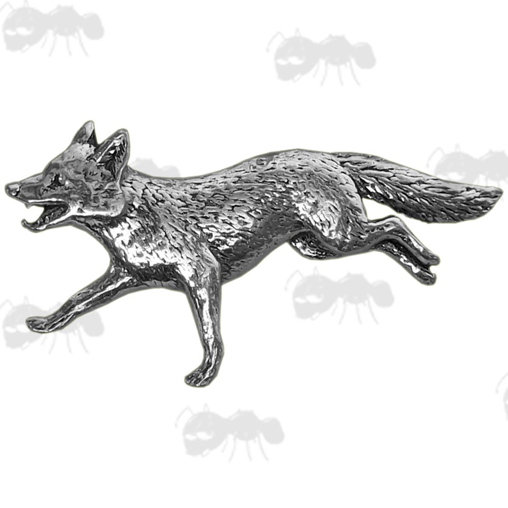 Running Fox Pewter Badge