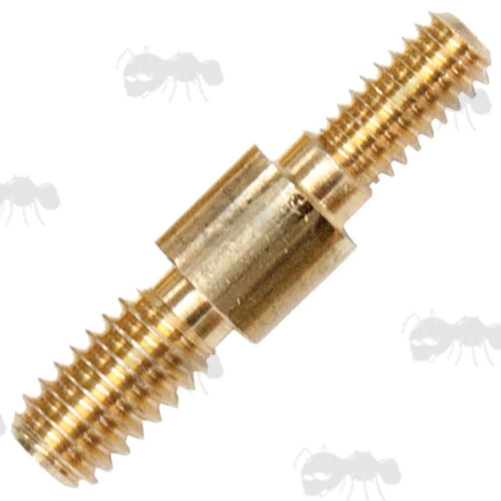 Double Male Parker Hale Brass Adapter for .270 US Swabs to UK Rifle Barrel Cleaning Rods