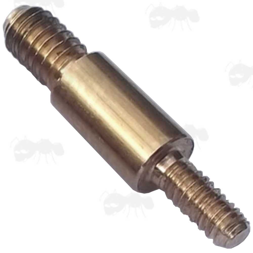 Barrel Cleaning Rod Brass Adapter for M3 Threads to #8/32, Dual Male