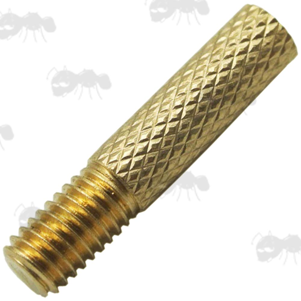 Barrel Cleaning Rod Brass Adapter for M5 Threads to #8/32, Male to Female