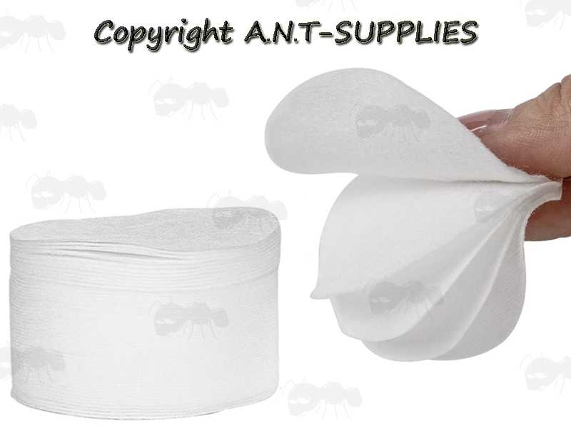 Pack of One Hundred 5cm Diameter Gun Barrel Cleaning Round Disc Patches