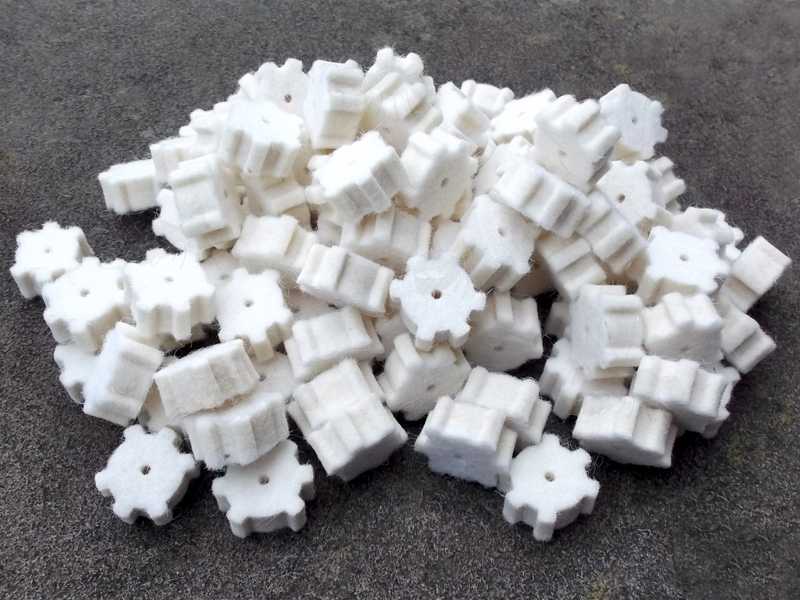 Set of One Hundred .223 AR Style Chamber Cleaning Cog Shaped Swabs