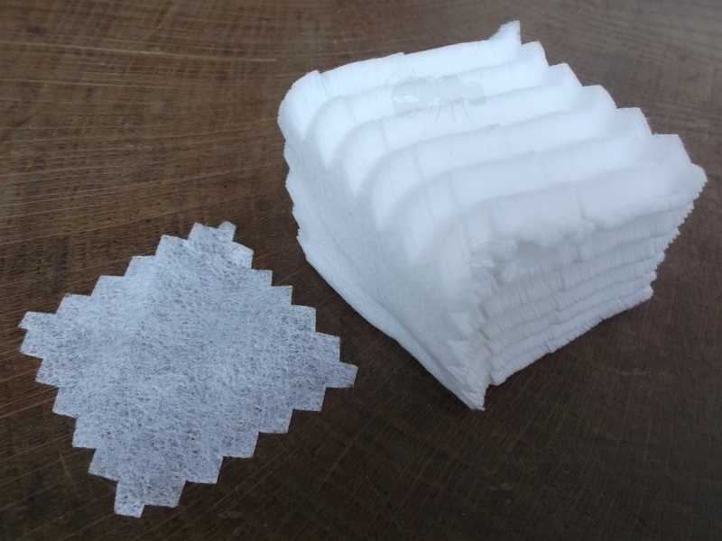 Pack of One Hundred 38mm x 38mm Serrated Edge Gun Barrel Cloth Patches