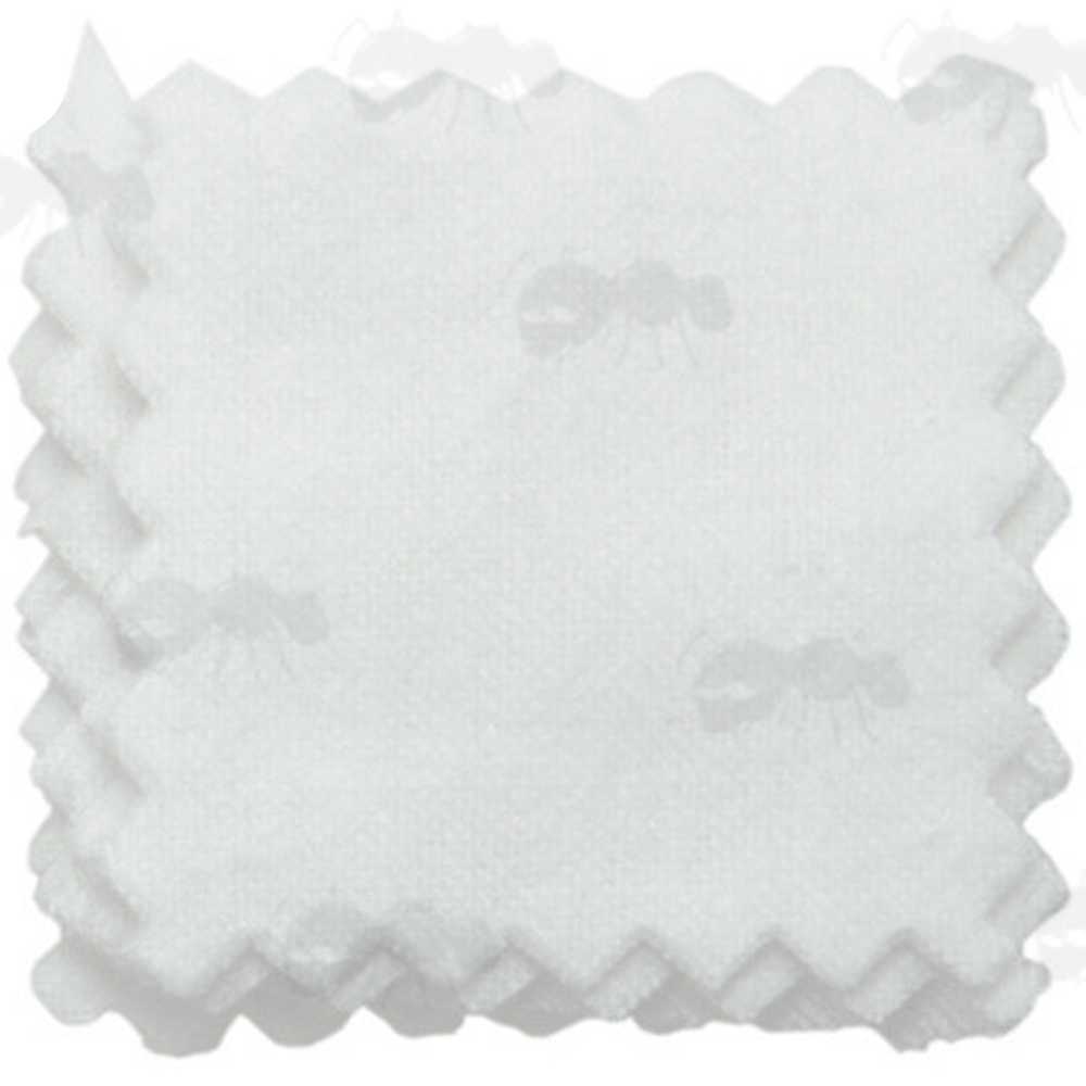 Pack of One Hundred 76mm x 76mm Serrated Edge Gun Barrel Cloth Patches