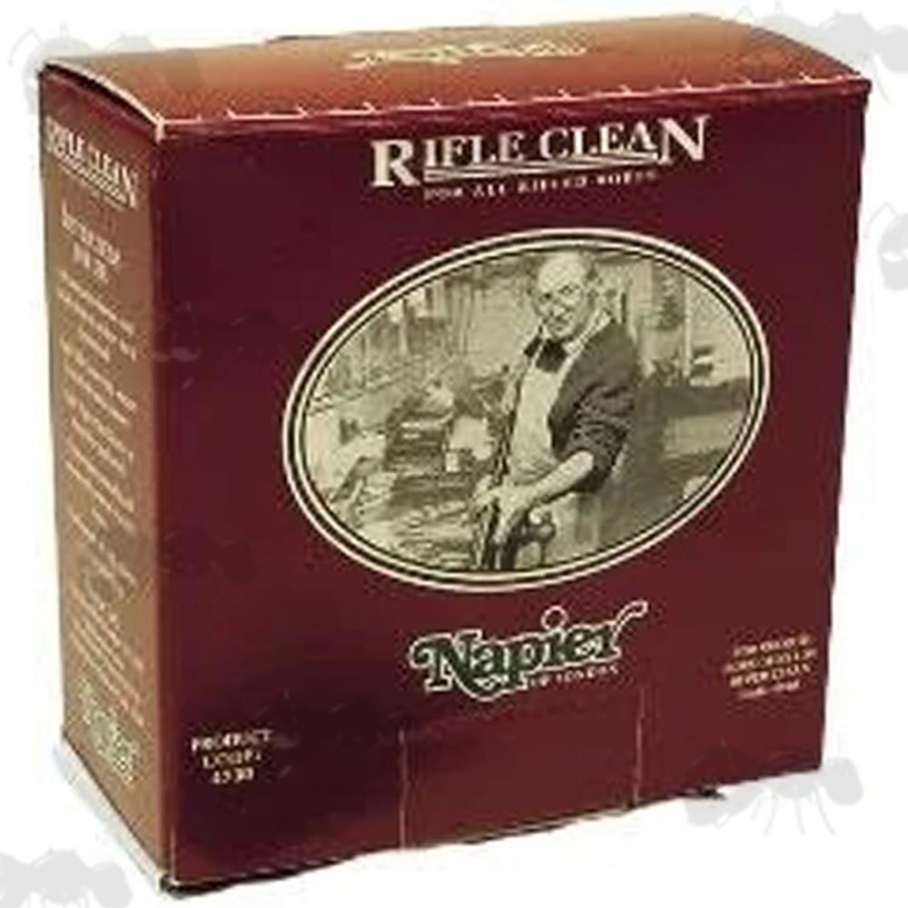 Box Of Napier Of London Rifle Clean 14 Meter Roll