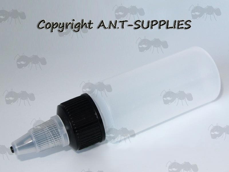 Empty Plastic Gun Oil Dropper Bottle with Short Twist Spout