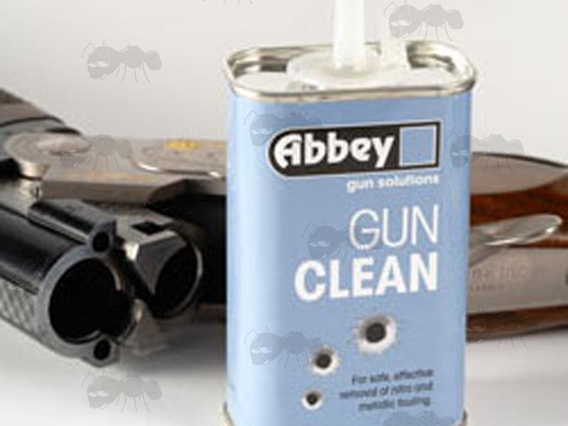 125ml Tin Of Abbey Gun Clean Oil with Spout