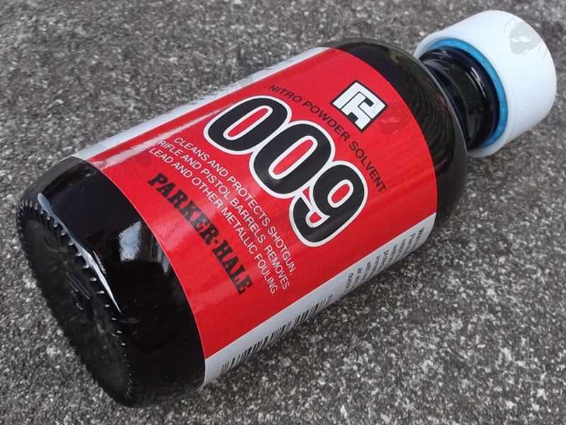 100ml Glass Bottle of Parker-Hale 009 Nitro Powder Solvent