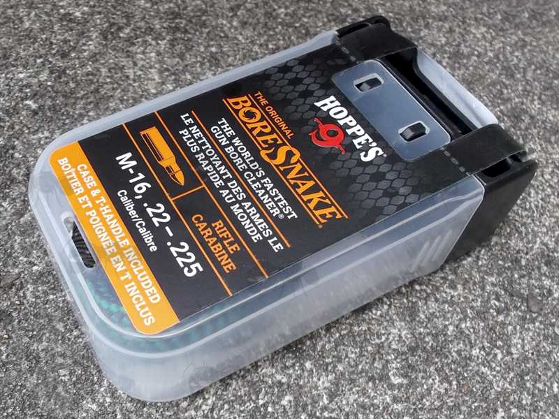 Hoppe's M-16, .22-.225 Calibre Rifle BoreSnake with Den