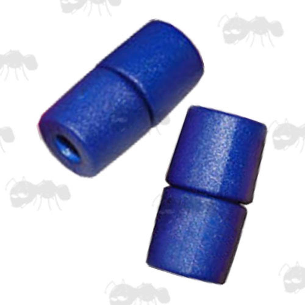 Two Royal Blue Breakaway Connector Plugs for Paracord Lanyards
