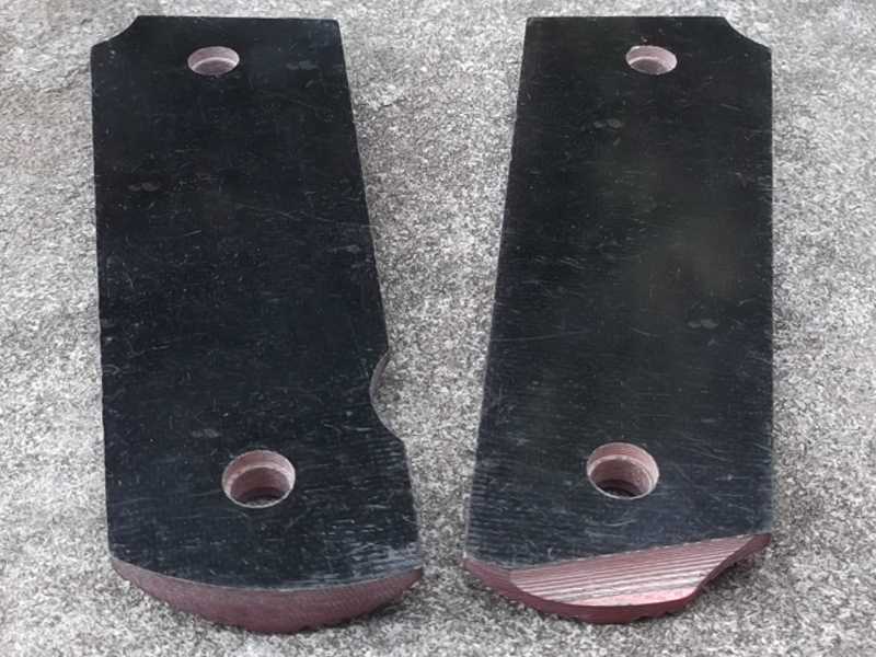 Rosewood Colt 1911 Handgun Diamond Textured Grip Panels