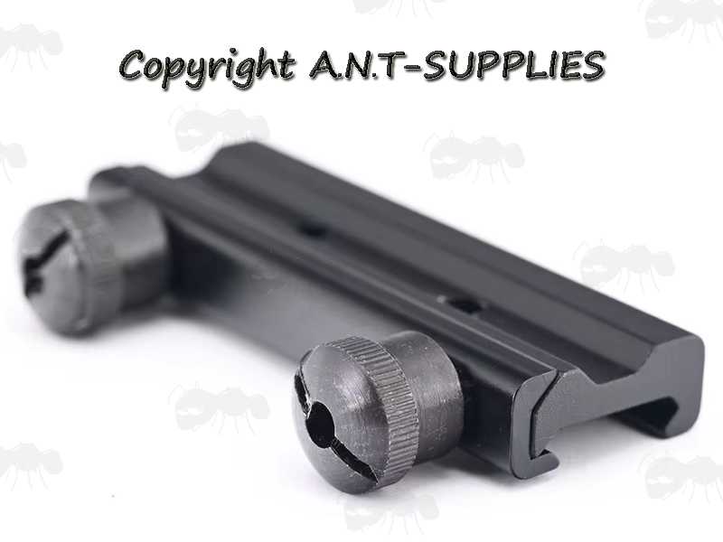 Black Anodised ACOG 20mm Weaver / Picatinny Rail Base Mount