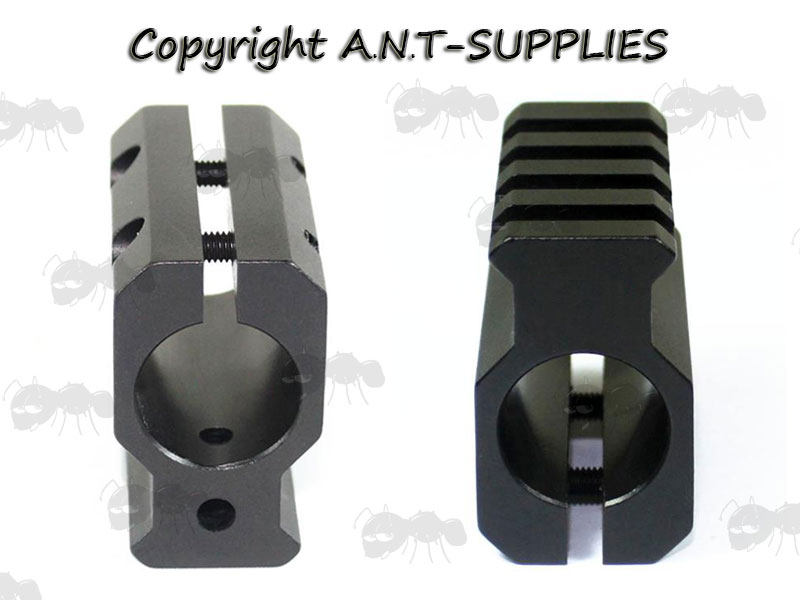 Two Adjustable Gas Block with Top Picatinny Rail for AR-15 Type Rifles