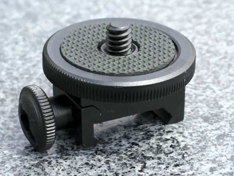Weaver Gun Rail Adapter for Quarter Inch Threaded Cameras