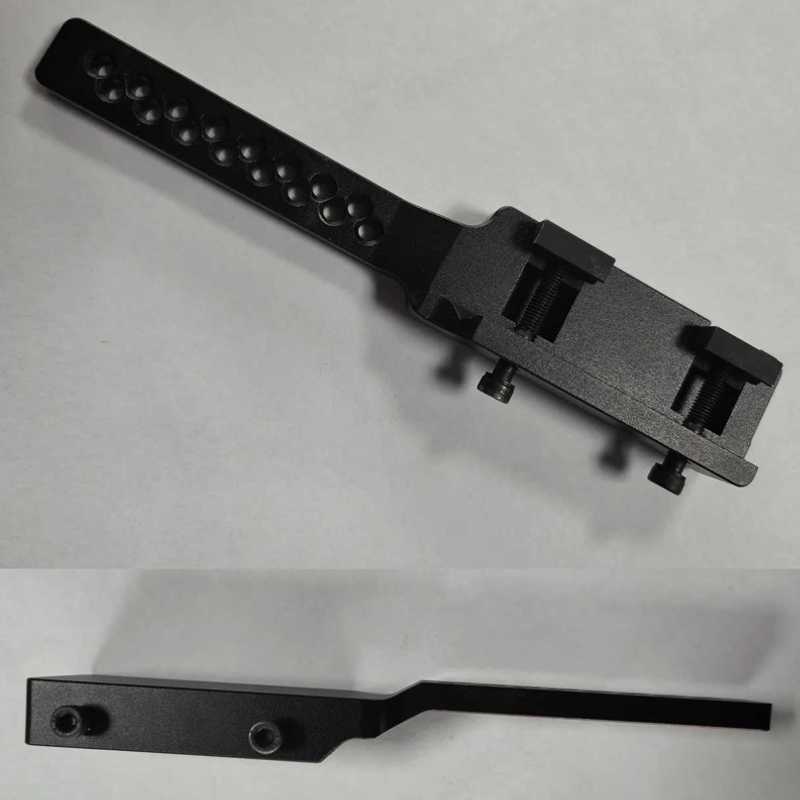 Black Metal DIY Jig Rail Mount for Night Vision Scopes