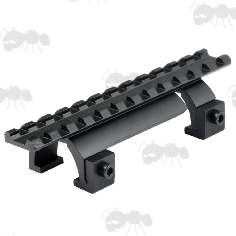 Black MP5 Low-Profile Sight Base Extended Rail Claw Mount